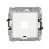 KARLIK MINI MGMBO-1P Gniazdo multimedialne pojedynczego bez modułu