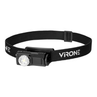 Latarka czołowa LED 10W, 800lm, 900mAh, ruchoma głowica z klipsem