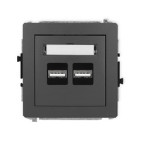 KARLIK DECO 28DCUSB-6  Ładowarka USB podwójna  2xUSB A