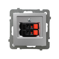 Ospel as GG-2G/m/18 Gniazdo głośnikowe podwójne