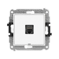 KARLIK MINI MGKBO-9  Gniazdo komputerowe pojedyńcze  1xRJ45