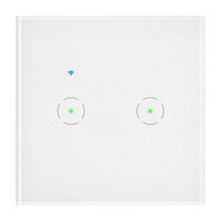 Włącznik podtynkowy podwójny Wi-Fi Tuya Smart Home, biały