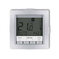 KARLIK DECO 7DRT-3.1 Mechanizm uniwersalnego elektronicznego tygodniowego regulatora temperatury (podświetlenie białe)
