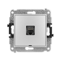 KARLIK MINI 7MGKBO-9  Gniazdo komputerowe pojedyńcze  1xRJ45
