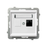 OSPEL SONATA GPK-1R/K6/m/75 Gniazdo komputerowe pojedyncze, kat. 6 MMC