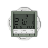 KARLIK ICON 61IRT-3.1 Mechanizm uniwersalnego elektronicznego tygodniowego regulatora temperatury (podświetlenie białe)