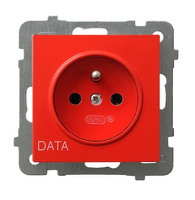 Ospel as GP-1GZD/m/00 Gniazdo pojedyncze z uziemieniem DATA