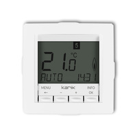 KARLIK DECO DRT-3.1 Mechanizm uniwersalnego elektronicznego tygodniowego regulatora temperatury (podświetlenie białe)