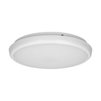 CERS LED 16W, plafon oświetleniowy, 1300lm, IP65, 4000K, poliwęglan mleczny, biały