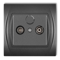 KARLIK LOGO 11LG2K Gniazdo abonenckie RTV końcowe 2dB