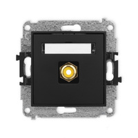 KARLIK ICON 12IGRCA-1  Gniazdo pojedyńcze  RCA (typu cinch - żółty