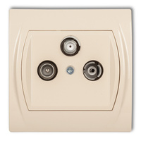 KARLIK LOGO 1LGS Gniazdo abonenckie RTV-SAT końcowe 1