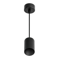 *LED line® oprawa zwieszana GU10 czarna PIPE