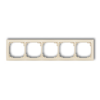 KARLIK DECO 1DRSO-5 Ramka uniwersalna pięciokrotna z tworzywa DECO Soft