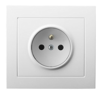 OSPEL KIER GP-1WZ/00 Gniazdo pojedyncze z uziemieniem biały