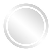 Okrągłe lustro LED fi 60 cm (z wbudowanym włącznikiem, z marginesem, 4000K)