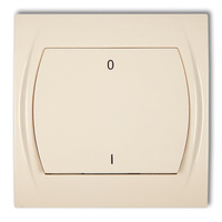 KARLIK LOGO 1LWP-9L Łącznik dwubiegunowy podświetlany