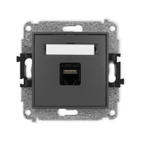 KARLIK ICON 28IGK-7  Gniazdo komputerowe pojedyńcze  1xRJ45