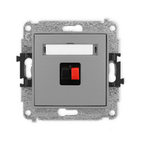 KARLIK ICON 27IGG-1  Gniazdo głośnikowe pojedyńcze