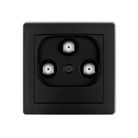 KARLIK DECO 12DGMV  Gniazdo multimedialne 3F DATA (Vectra)