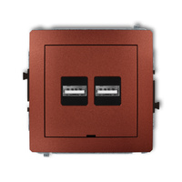 KARLIK DECO 9DCUSBBO-6 Ładowarka USB podwójna 2xUSB A