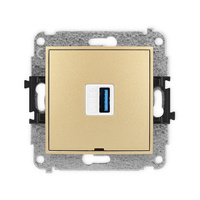 KARLIK MINI 29MGUSBBO-5 Mechamizm gniazda pojedynczego USB A-A 3.0