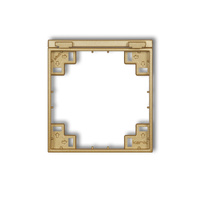 KARLIK produkty uzupełniające 29MRPB-1s Ramka pośrednia do gniazda bryzgoszczelnego z uziemineiem SCHUKO