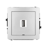KARLIK DECO 7DGUSBBO-1  Gniazdo pojedyńcze  USB A-A 2.0