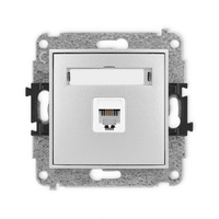 KARLIK MINI 7MGT-1  Gniazdo telefoniczne pojedyńcze  1xRJ11