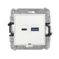 KARLIK MINI MCUSBBO-8 Ładowarka USB podwójna USB C + USB A