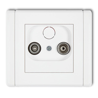 KARLIK FLEXI FG2K  Gniazdo abonenckie RTV końcowe 2dB