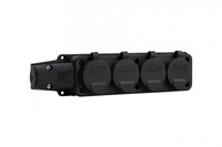 F-ELEKTRO Gniazdo przenośne Listwa gumowa 4x230V IP44 F6.0373