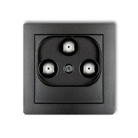 KARLIK DECO 11DGMV  Gniazdo multimedialne 3F DATA (Vectra)