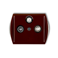 KARLIK TREND 4GSN Gniazdo abonenckie 2 wyjścia SAT + TV