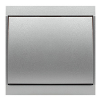 Łącznik krzyżowy p/t Luna, 10A, 250V, WP-8L, srebrny