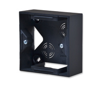 Ospel aria PNP-1U/33 puszka instalacyjna pojedyncza czarna