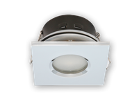 *LED line® Oprawa sufitowa wodoodporna kwadrat odlew chrom