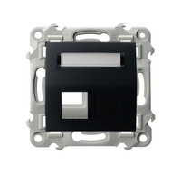 OSPEL SZAFIR GPK-1ZS/p/33 Obudowa gniazda pojedynczego Keystone skośna