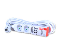 Emos p0410 przedłużacz z uziemieniem 4 gniazda 10m