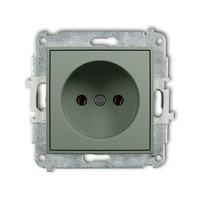 KARLIK ICON 61IGP-1 Mechanizm gniazda pojedynczego bez uziemienia 2P (bez przesłon torów prądowych)