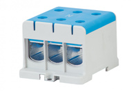 F-ELEKTRO F2.0322 LZ Listwa zaciskowa w korpusie ZU 1-torowa 3x150/3x150mm2-niebieska