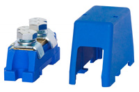 F-ELEKTRO F2.0239 Zacisk ochronny 2x35mm2 - niebieski + osłona