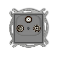 KARLIK MINI 27MGSP  Gniazdo abonenckie RTV-SAT przelotowego 10dB