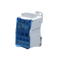 Blok rozdzielczy 500A, zacisk wejściowy szyna 8x24x1, zaciski wyjściowe 4x10 i 5x16 i 2x25mm²