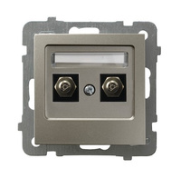 Ospel as GPE-2G/m/45 Gniazdo ekwipotencjalne podwójne