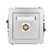 KARLIK DECO 7DGF-1.1  Gniazdo antenowe pojedyńcze  typu F (SAT) pozłacany