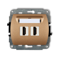 KARLIK TREND 8HDMI-2 Gniazdo podwójne HDMI 2.0