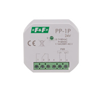 F&F Przekaźnik elektromagnetyczny z jednym stykiem przełącznym (NO/NC)PP-1P 24V