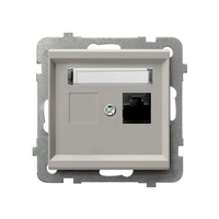 OSPEL SONATA GPK-1R/K6/m/82 Gniazdo komputerowe pojedyncze, kat. 6 MMC