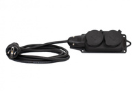 F-ELEKTRO 22977-1 Przedłużacz listwowy 2x230V OPD H07RN-F 3x1,5-3m